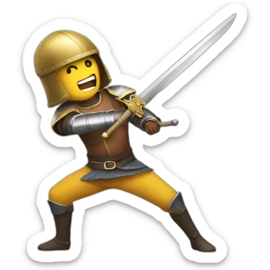 sword fight sticker
