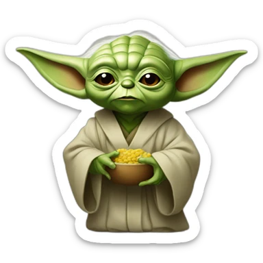 YODA VOTANDO EN COLOMBIA POR EL PARTIDO PACTO HISTORICO sticker