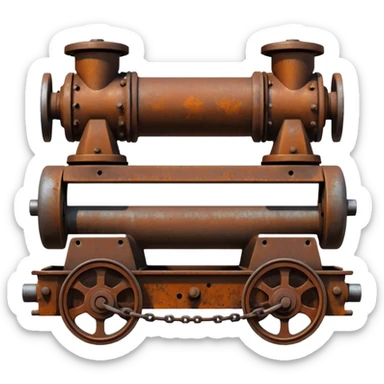 Train Coupling in single pic  sticker