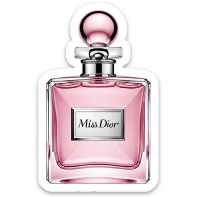 Miss dior perfume sticker