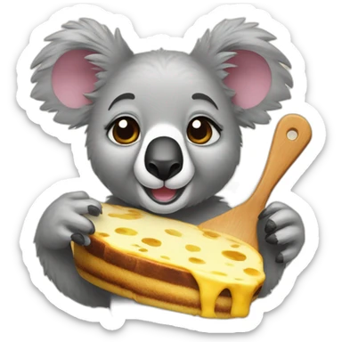 Koalas with apareil a raclette sticker
