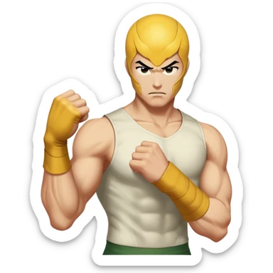 Iron fist Marvel rival  sticker