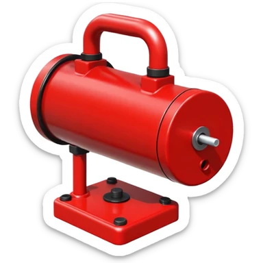 Bomba de dinamite ilustrada com seis dinamites vermelhas presas por fitas pretas. Possui um cronômetro digital central marcando "00:00:03" e fios coloridos em espiral saindo das extremidades. sticker