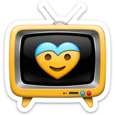 un gif texte qui défile  "BREAKSTYLEZ TV"  change de couleur sur fond noir sticker