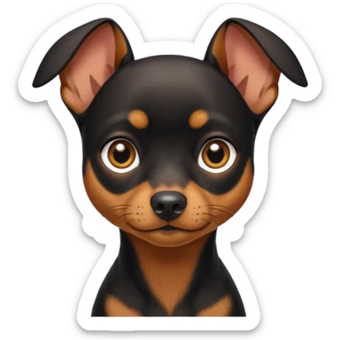 Mini pincher sticker