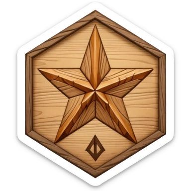 🛑+✋🏻 The hand is engraved on a pentagonal sign. sticker