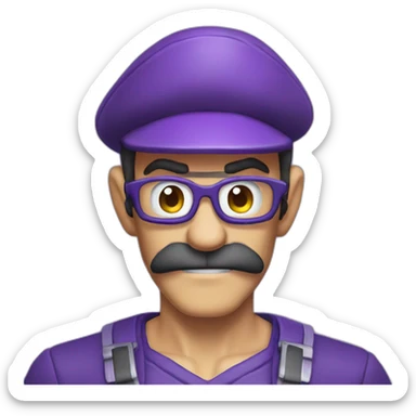 waluigi sticker