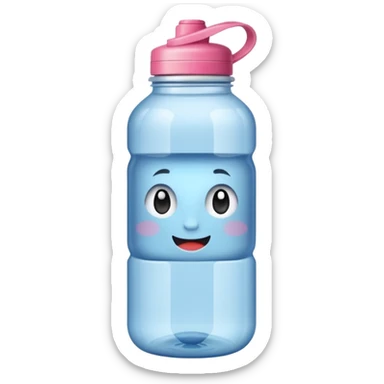 Create an emoji of a garrafón de agua of a brand Bonafont sticker