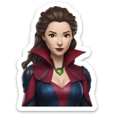 scarlet witch from doctor strange in the multiverse of madness sticker