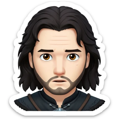 jon snow sticker