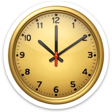 I want a clock it emoji  sticker