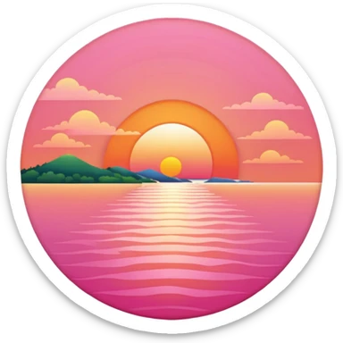 Cape cod sunset  sticker