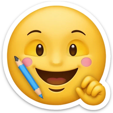 a funny emoji that writes 67 sticker