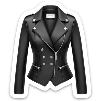 stylish and fashionable women's jacket sticker