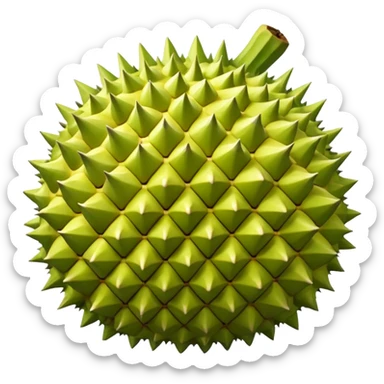 Emoji durian sticker