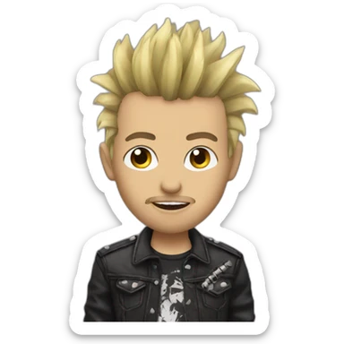 Punk rock sticker
