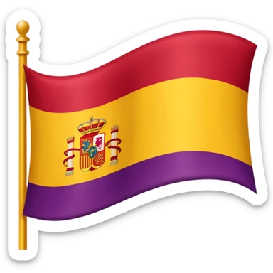 Bandera republicana española sticker