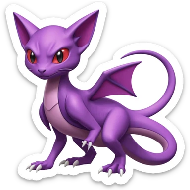 Genesect-Seviper-Sableye-Mewtwo-Mew-fusion sticker