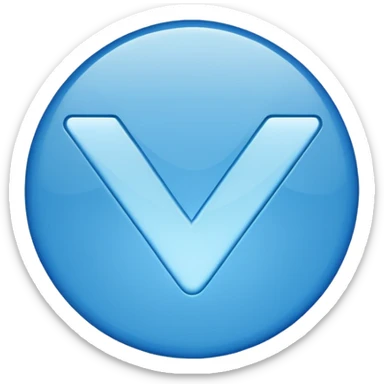 Please donate blue tik sticker