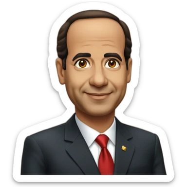 Abdel Fattah el-Sisi sticker