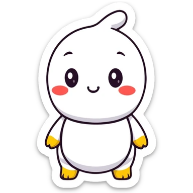 Sprunki character, cute and fun cartoon character sticker