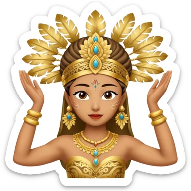 danseuse balinaise sticker