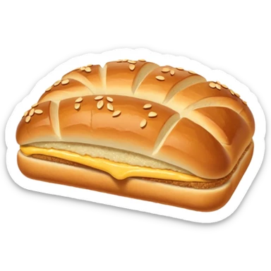 Pan con azúcar arriba sticker
