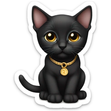 Bombay kitten sticker