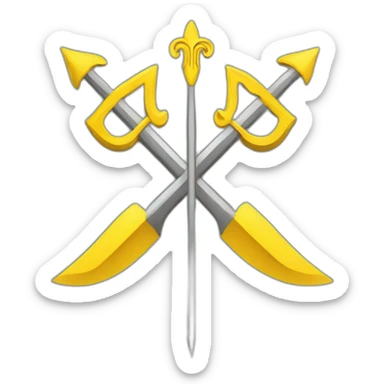 Emblem of Ukraine he's like a trident  sticker