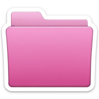 windows 10 folder light giltter pink plain folder without logo sticker