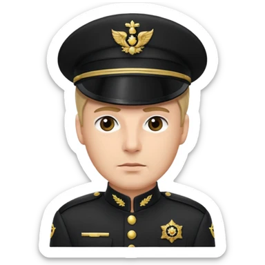 An emoji for discord of an Imperial Officer sticker