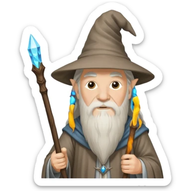 gandalf wizard sticker