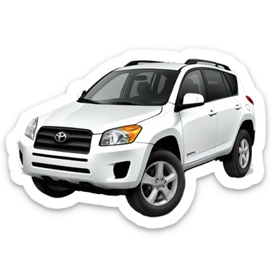 2009 Toyota RAV4 with brush guards sticker