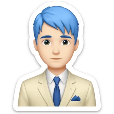 ethereal-pastel-transparent-translucent-gorgeous-spectral-dark-greyish-blue-whitish-gloomy-man-with-blue-hair-with-a-beautiful-creme-suit sticker