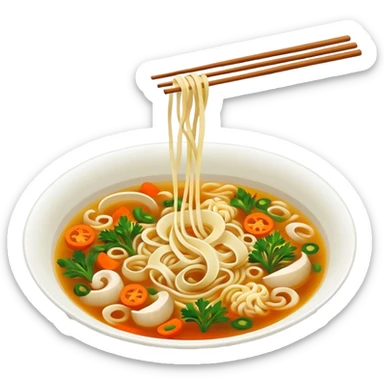 asian soup sticker