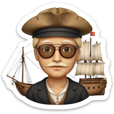 Batavia the Dutch East India Company shiphollywood star sticker