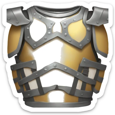 torso armor of light sticker