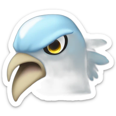 head hat ice Articuno pokemon pixelmon sticker