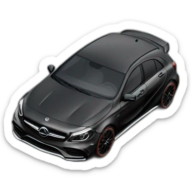 Mercedes a45 black sticker