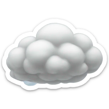 cloud windy sticker