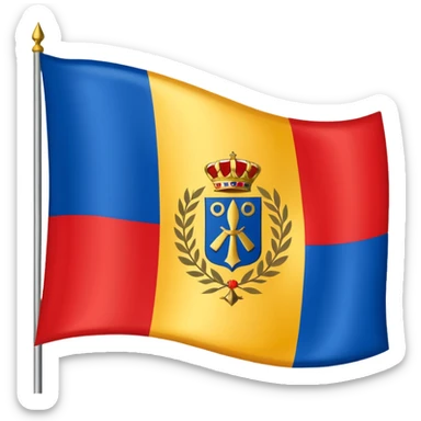 Drapeau de la région du Var 83 en France: composé de cette manière : 🟥🟥🟥🟥🟥🟥🟥
🟨🟨🔵🔵🔵🟨🟨
🟨🟨🔵⚜️🔵🟨🟨
🟨🟨🔵🔵🔵🟨🟨
🟨🟨🟨🟨🟨🟨🟨 sticker