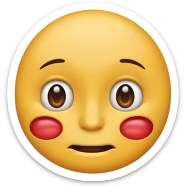 Un emoji normal comme lui😶 mais qui fait un side eye sticker