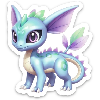 Meloetta-Palkia-Spyro-Toothless-Stitch-Pokémon-Fakémon-creature-hybrid sticker