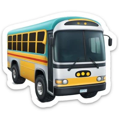 bus tunning Monster truck sticker