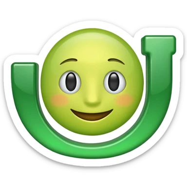 i need a emoji fher its green and in the text behind success is like bet ledger in transparent form sticker