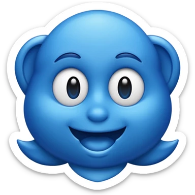 Make exactly as the cross is. Make the blue a little darker. ☩ The emoji is for X sticker