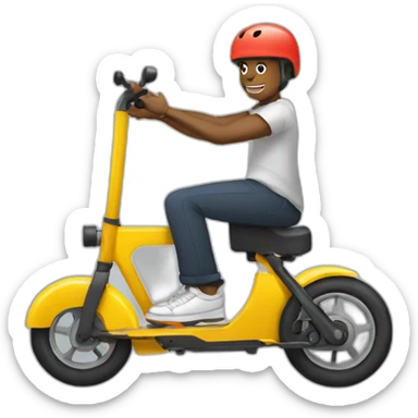 Trottinette freestyle sticker