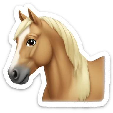 Palomino horse sticker