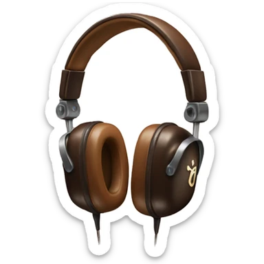 marshall major IV brown headphones sticker