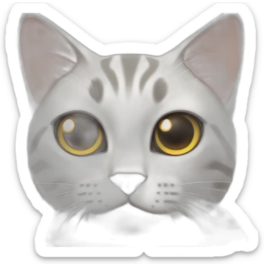 hypnotic cat sticker